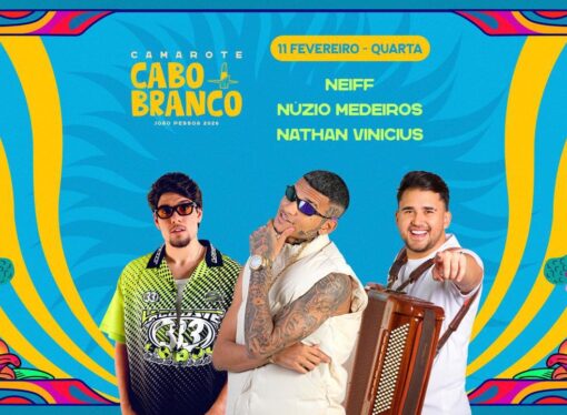Camarote Cabo Branco encerra programação nesta Quarta-feira de Fogo (11) em João Pessoa