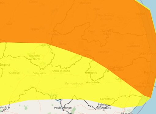 Inmet emite alerta de chuvas intensas na Paraíba: confira cidades em risco