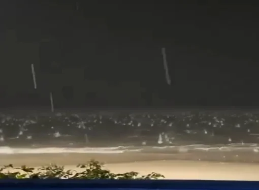 Tempestade com granizo e tornado deixa rastro de destruição e uma morte em Santa Catarina